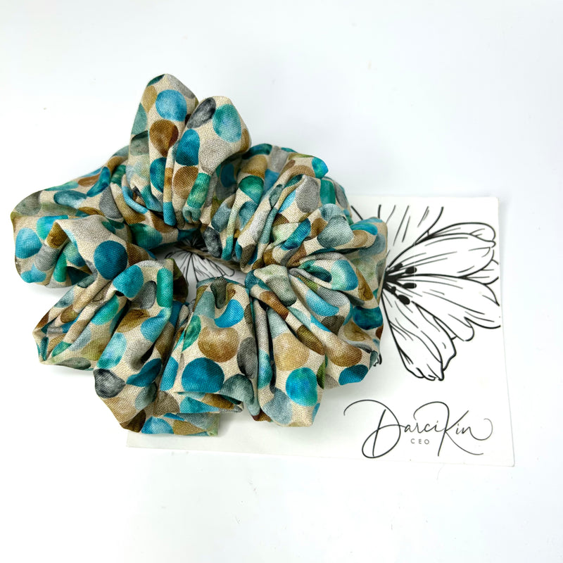 Fade Into blues Scrunchies