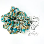 Fade Into blues Scrunchies
