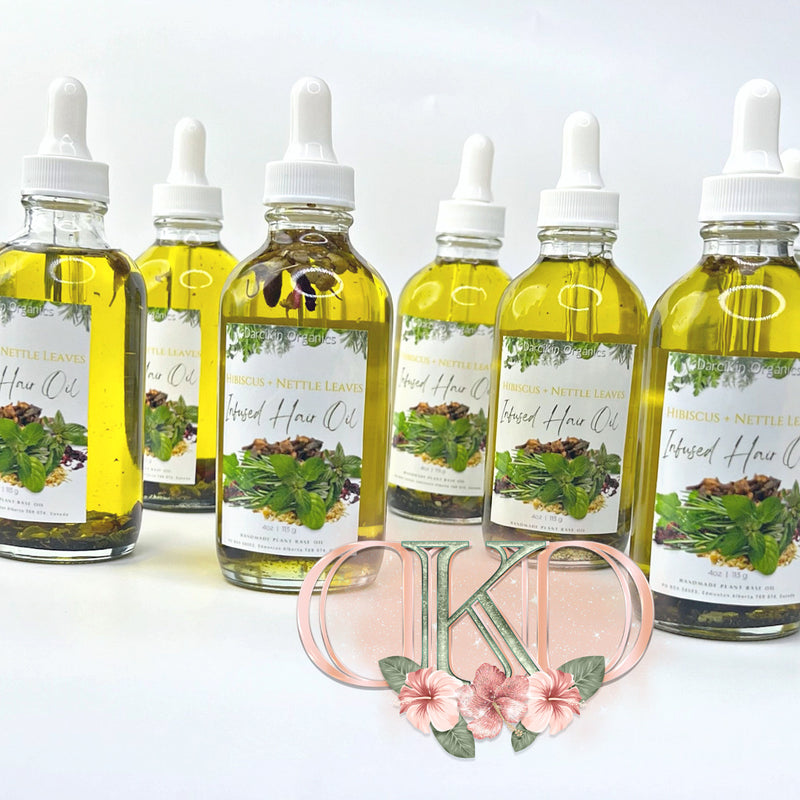 Hibiscus + Nettle Herbal Hair Oil