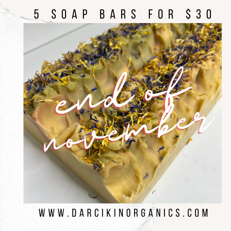 5 Soap Bar $30